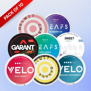 Blue Frost Collection Pack of 10